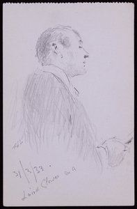 Portrait of Laird Clowes by Francis Wilfred Lawson