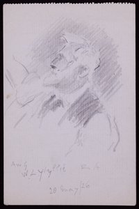 Portrait of WL Wyllie by Francis Wilfred Lawson