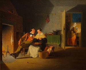 Sparking by Francis William Edmonds