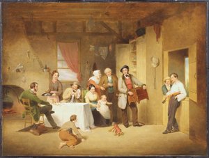 The Organ Grinder (The Strolling Musician) by Francis William Edmonds