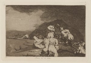 It Serves You Right, pl. 6 from the Series The Disasters of War by Francisco de Goya