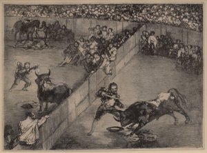 Bullfight in a Divided Ring by Francisco de Goya