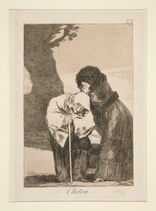Hush, Plate 28 from the Series Los Caprichos by Francisco de Goya