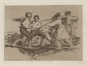 Rightly or Wrongly, pl. 2 from the series The Disasters of War by Francisco de Goya