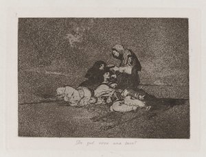 What Is the Use of a Cup?, Plate 59 from The Disasters of War by Francisco de Goya