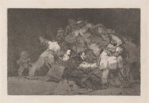 General Folly, also known as The Claws of a Cat and the Dress of a Devotee, from the series Los disparates (Los proverbios)