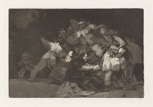 General Folly, also known as The Claws of a Cat and the Dress of a Devotee, from the series Los Disparates by Francisco de Goya