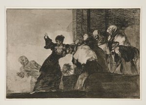 Poor Folly, pl. 11 from the series Los Proverbios by Francisco de Goya
