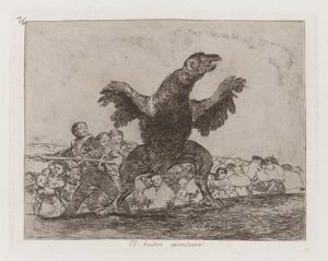 The Carnivorous Vulture, Plate 76 from The Disasters of War