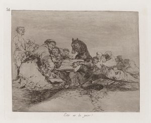That Is the Worst of It!, Plate 74 from The Disasters of War by Francisco de Goya