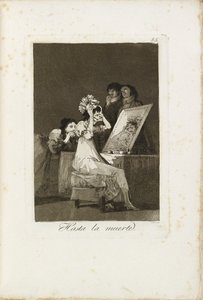 Until Death by Francisco de Goya