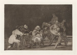 Loyalty, also known as He Who Does Not Like Thee Will Defame Thee in Jest, from the Series Los Disparates (Los Proverbios) by Francisco de Goya