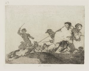 He Deserved It, Plate 29 from the Series Los Desastres de la Guerra (The Disasters of War) by Francisco de Goya