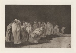 The Men in Sacks, also known as There is Something Beneath the Sackcloth (series title: Los disparates)