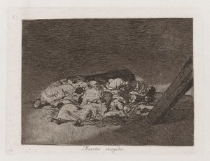 Harvest of the Dead, Plate 63 from Los Desastres de la Guerra (The Disasters of War) by Francisco de Goya
