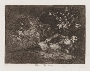 Nothing. The Event Will Tell, Plate 69 from The Disasters of War by Francisco de Goya