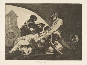 Plate 11 from The Disasters of War: Neither do these by Francisco de Goya