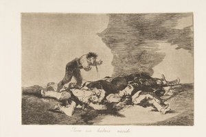 Plate 12 from The Disasters of War: This by Francisco de Goya