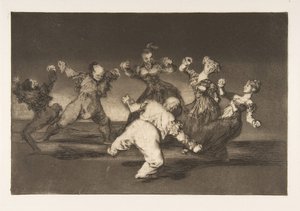 If Marion Will Dance, Then She Has to Pay, from the Disparates by Francisco de Goya