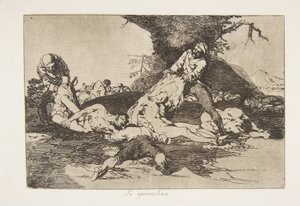 Plate 16 from The Disasters of War Los Desastres de la Guerra: T, 1810 published in 1863