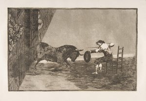 The Daring of Martincho in the Ring at Saragossa by Francisco de Goya