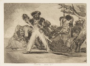 Plate 31 from The Disasters of War: That... by Francisco de Goya