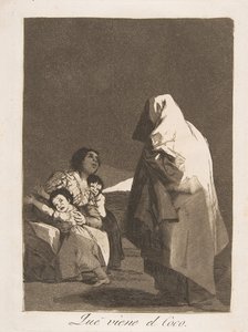 Here Comes the Bogey-Man, from Los Caprichos by Francisco de Goya