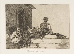 Ap (from The Disasters of War Los Desastres de la Guerra) by Francisco de Goya