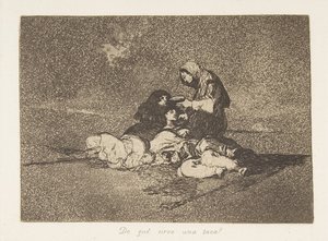 Plate 59 from The Disasters of War (Los Desastres de la Guerra), 1811-12 published 1863 by Francisco de Goya