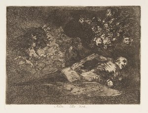 Plate 69 from The Disasters of War: Not... by Francisco de Goya