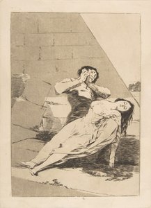 Plate 9 from Los Caprichos: Tantalus Tantalo by Francisco de Goya