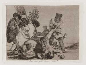What More Can Be Done?, Plate 33 from The Disasters of War by Francisco de Goya