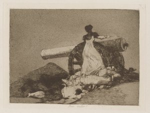 What Courage!, Plate 7 from the Series Los Desastres de la Guerra (The Disasters of War)