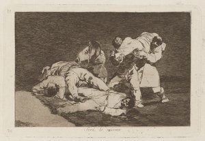 It Will Be the Same, Plate 21 from The Disasters of War by Francisco de Goya