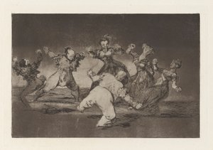 If Marion Will Dance, Then She Has to Take the Consequences, from the Series Los Disparates (Los Proverbios) by Francisco de Goya