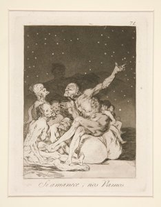 When Day Breaks We Will Be Off, Plate 71 from the Series Los Caprichos by Francisco de Goya