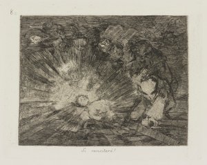 Will She Rise Again? (Plate 80 from The Disasters of War) by Francisco de Goya