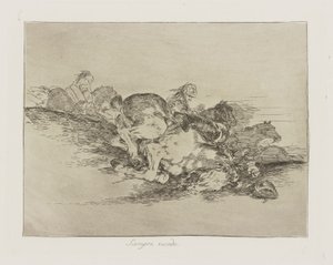 It Always Happens, plate 8 from the series The Disasters of War by Francisco de Goya