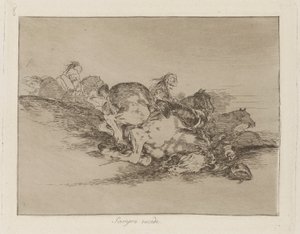 It Always Happens, pl. 8 from the series The Disasters of War by Francisco de Goya