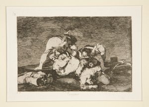 Nor [Do These] Either, pl. 10 from the series The Disasters of War by Francisco de Goya