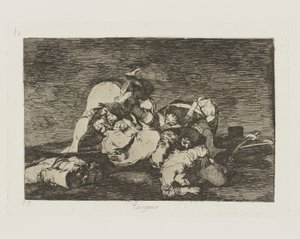 Nor Do These Either, Plate 10 from The Disasters of War by Francisco de Goya