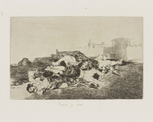 Tanto y Más (Even Worse), pl. 22 from the Series Los Desastres de la Guerra (The Disasters of War) by Francisco de Goya