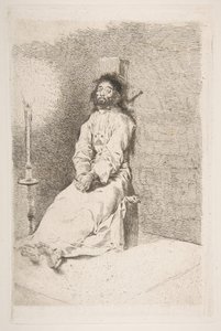 The Garroted Man by Francisco de Goya