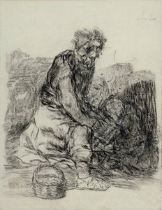 They are dying by Francisco de Goya