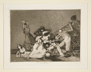 And They Are Like Wild Beasts, pl. 5 from The Disasters of War by Francisco de Goya