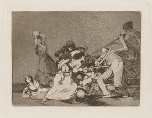 And They Are Like Wild Beasts, pl. 5 from the series The Disasters of War