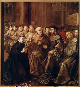 St Bonaventure Enters the Franciscan Order by Francisco Herrera