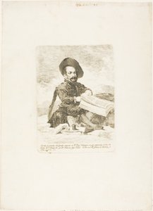 A Dwarf by Francisco Jose de Goya y Lucientes
