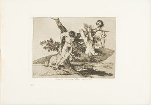 A Heroic Feat! With Dead Men!, plate 39 from The Disasters of War by Francisco Jose de Goya y Lucientes