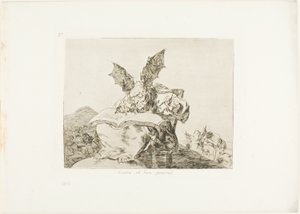 Against the Common Good, plate 71 from The Disasters of War by Francisco Jose de Goya y Lucientes